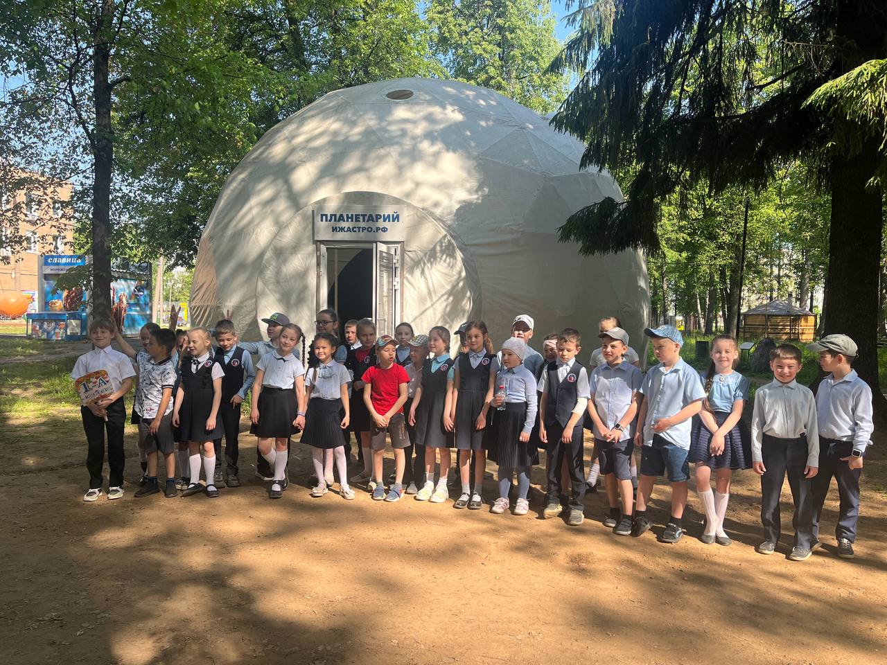 9 мая техническое открытие планетария в Парке космонавтов